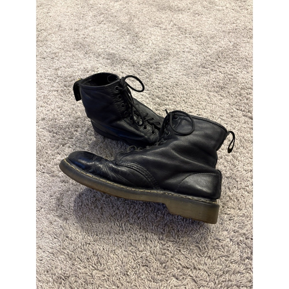 Dr Martens 1480 Combat boots womens 9 Men 8 Black Patent Leather Punk Goth Y2K
